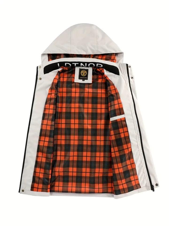 Wasserfeste Herren-Daunenjacke mit verstellbarer Kapuze (10)