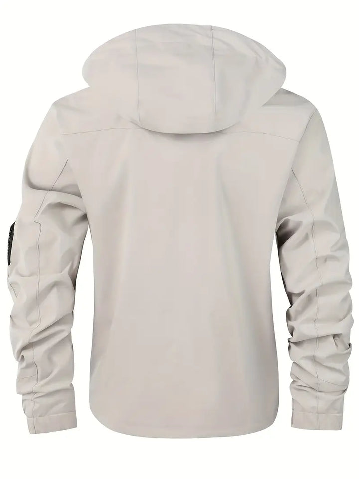 Wasserfeste Herren-Daunenjacke mit verstellbarer Kapuze (9)