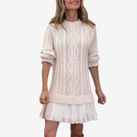 Laura | Weiches Damen Strickkleid für festliche Anlässe