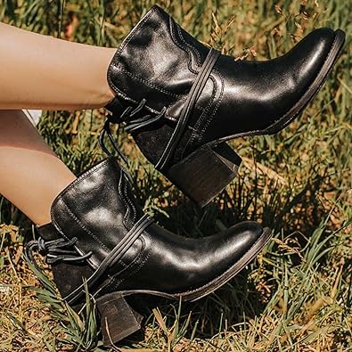 Winterschuhe Damen Leder Boho mit Fransen (3)