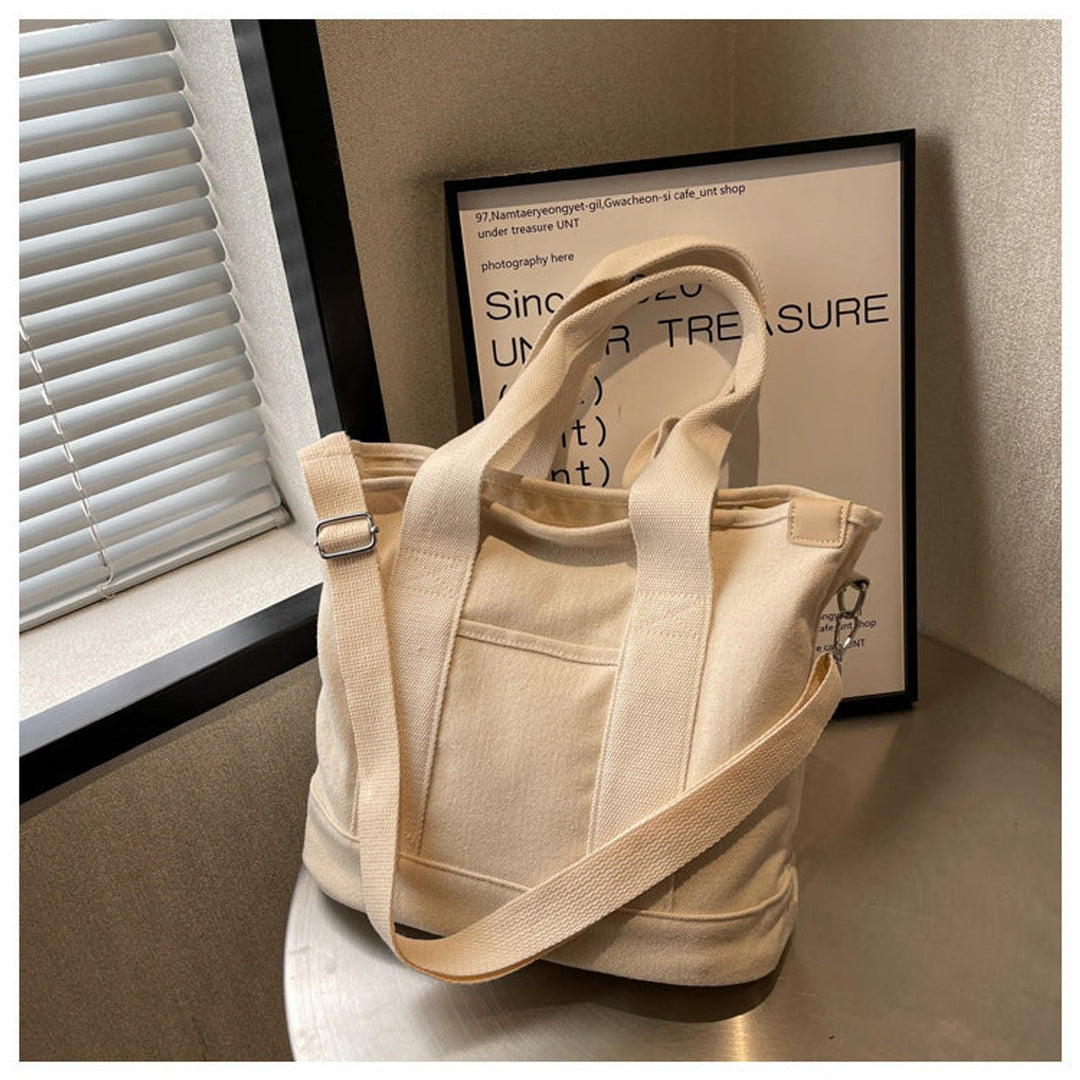 Women's Multifunction Crossbody Canvas Tote