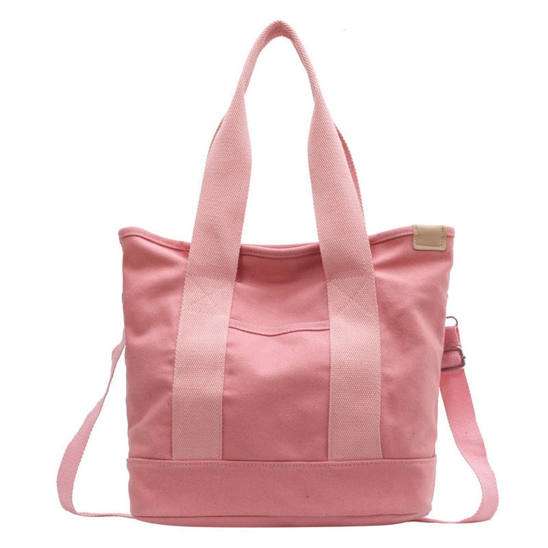 Women's Multifunction Crossbody Canvas Tote en Rosa