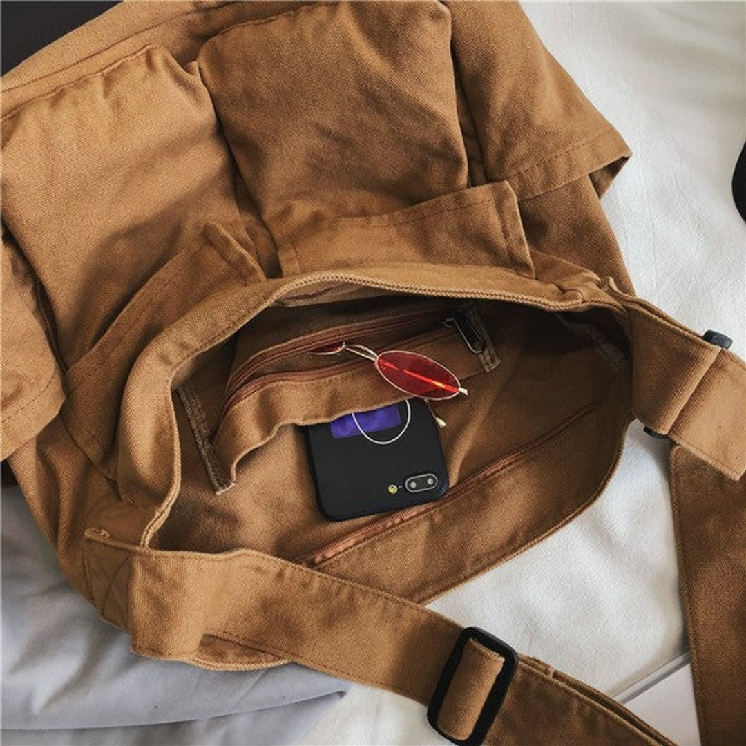 Women's Oversized Canvas Tote Bag (5)