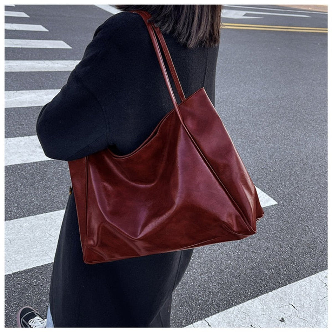 Women's Retro Large-Capacity PU Leather (4)