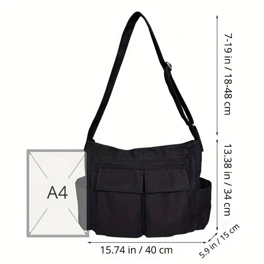 Women's Vintage Slouchy Canvas Tote (2)