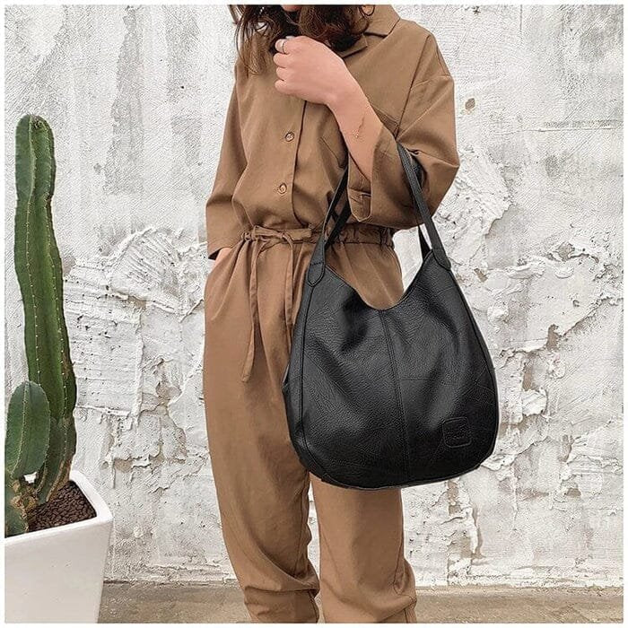 Women's Vintage Soft Leather Hobo (5)