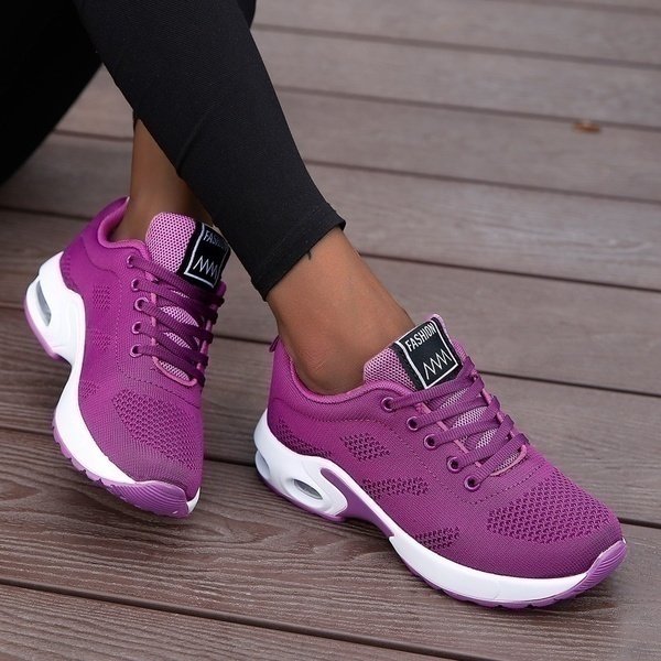 Zapatillas Ortopédicas Transpirables para Uso Diario en Morado