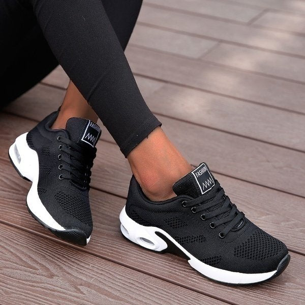 Zapatillas Ortopédicas Transpirables para Uso Diario en Negro