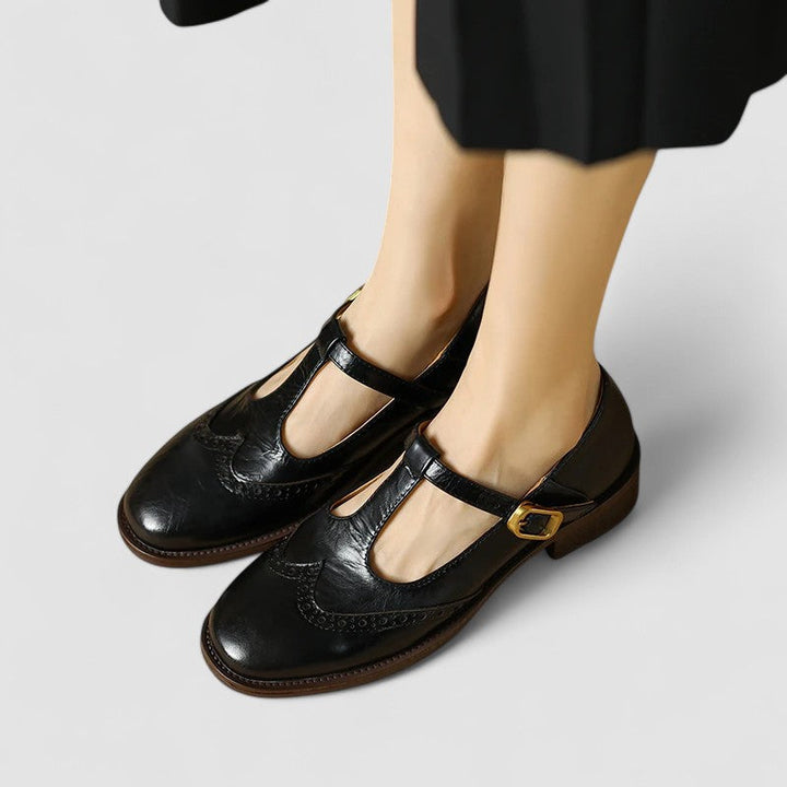 Zapato Mary Jane Ortopédico Clásico en Negro