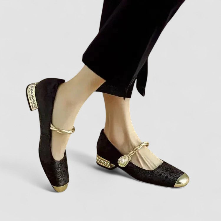 Zapato Mary Jane Ortopédico para Mujer en Negro