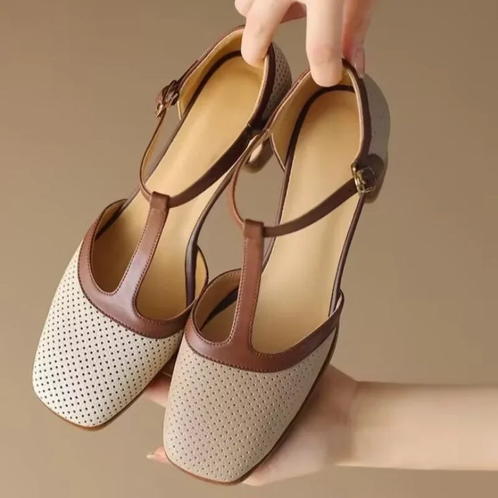 Zapatos de Mujer Clásicos con Tacón Medio (2)