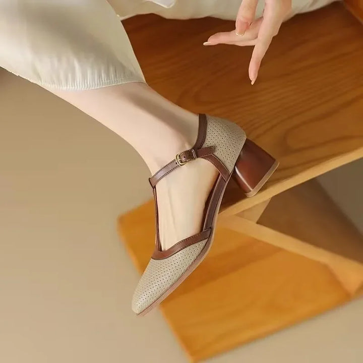 Zapatos de Mujer Clásicos con Tacón Medio (4)