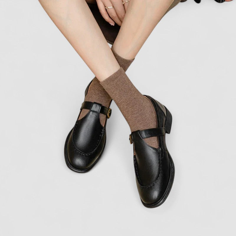Zapatos Mary Jane Ortopédicos Clásicos en Negro