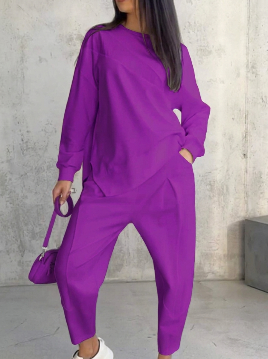 Zweiteiliges Set mit Rundhalsausschnitt und en Morado